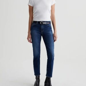 Ag Adriano Goldschmied Mari Crop HIGH-RISE SLIM STRAIGHT Size 25